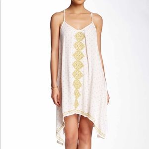 Love Stitch Embroidered Sharkbite Dress